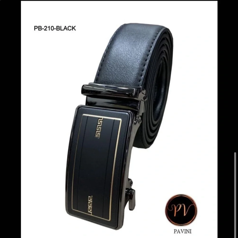 Men’s Italian Designer Ratchet Strap Belt